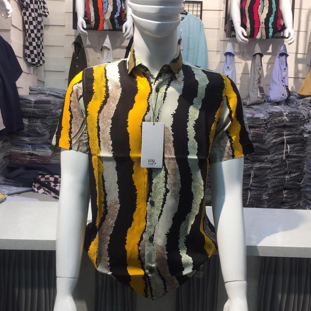 KEMEJA RAYON PRINTING NEW ARRIVAL ORIGINAL POGMAN