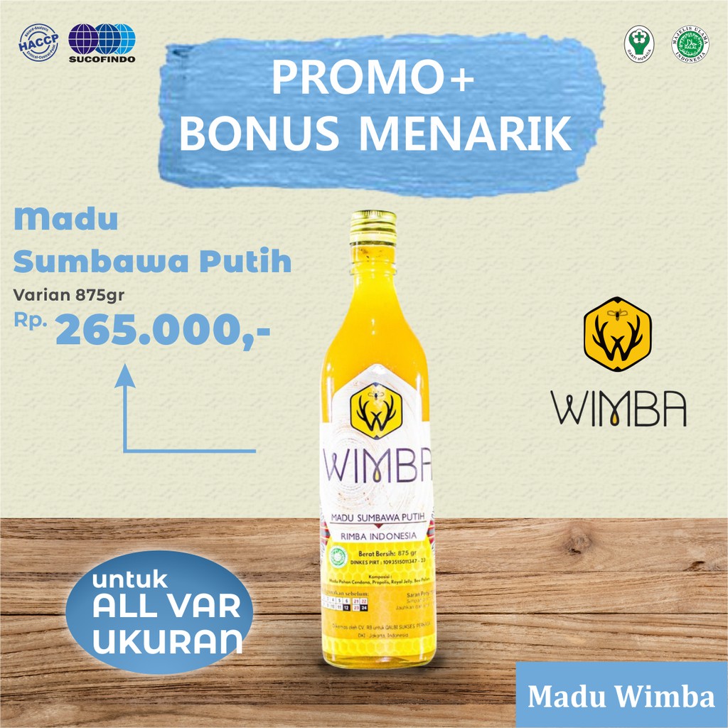 

Madu Sumbawa Putih 3 - Lebah Apis Dorsata / Madu Asli - Madu Wimba -