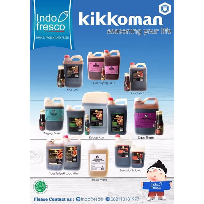 

Kikkoman Paket Bumbu Masak 2 Halal Jerigen 5L X 6- KHUSUS GOSEND