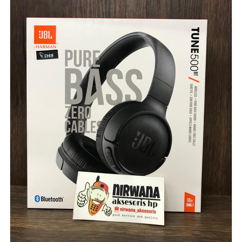 Headphone Headset Bluetooth JBL Tune 500BT Original Garansi Resmi IMS