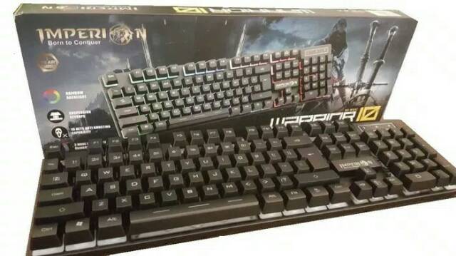 keyboard semi mechanical imperion warrior kg -w10c