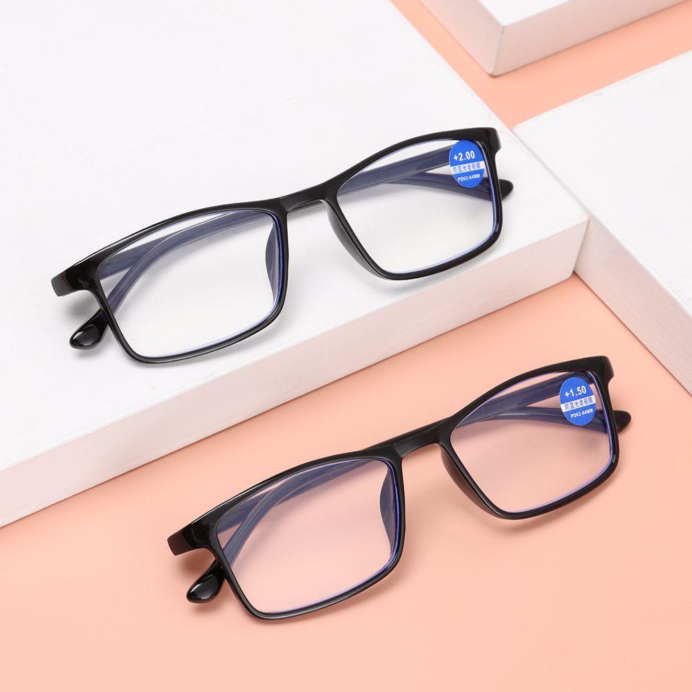 Lily Kacamata Baca Fashion Portable Klasik Hitam Ultra Ringan Frame