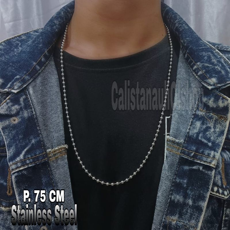 KALUNG COWO LADA BIJI SILVER PERHIASAN EMAS KOREA ANTI KARAT DAN ANTI LUNTUR