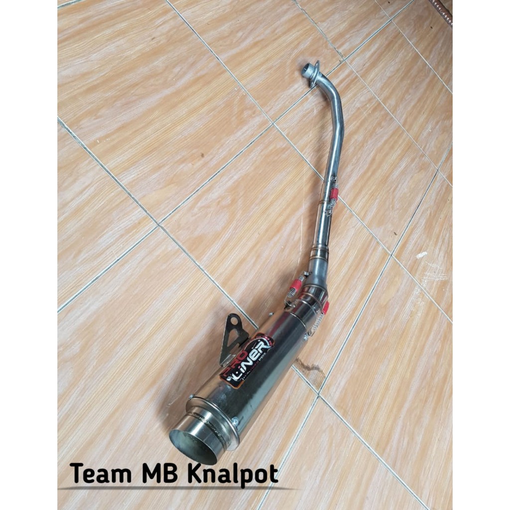 KNALPOT RACING SUPRA FIT NEW - SUPRA X 100 PRO LINER STANLIS