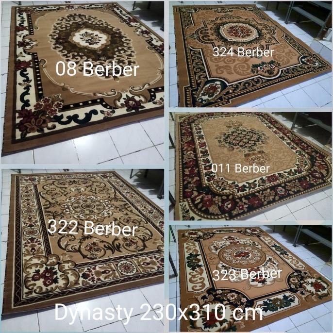 Karpet Permadani Besar Jumbo Tebal 230x310 cm Dynasty Cream