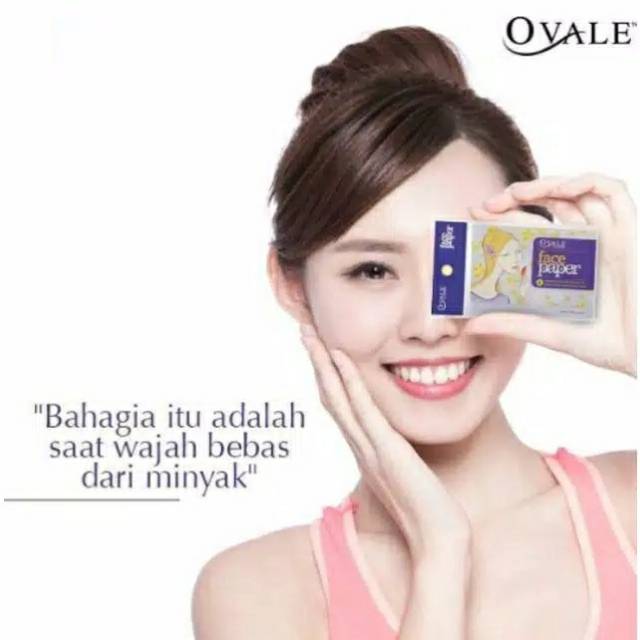 OVALE FACE PAPER 100 lembar