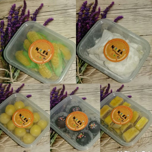 @25pcs Thinwall Dm Rect 250ml + Tutup / Kotak Makan Mini/ Lunch Box 250 Ml