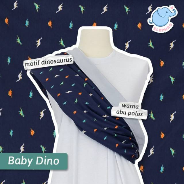 Geos Elephas Motif Dino Size L