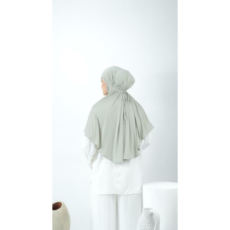 Zeta Bergo Tali Polos | 1 Layer Bahan jersey by Yeppushop