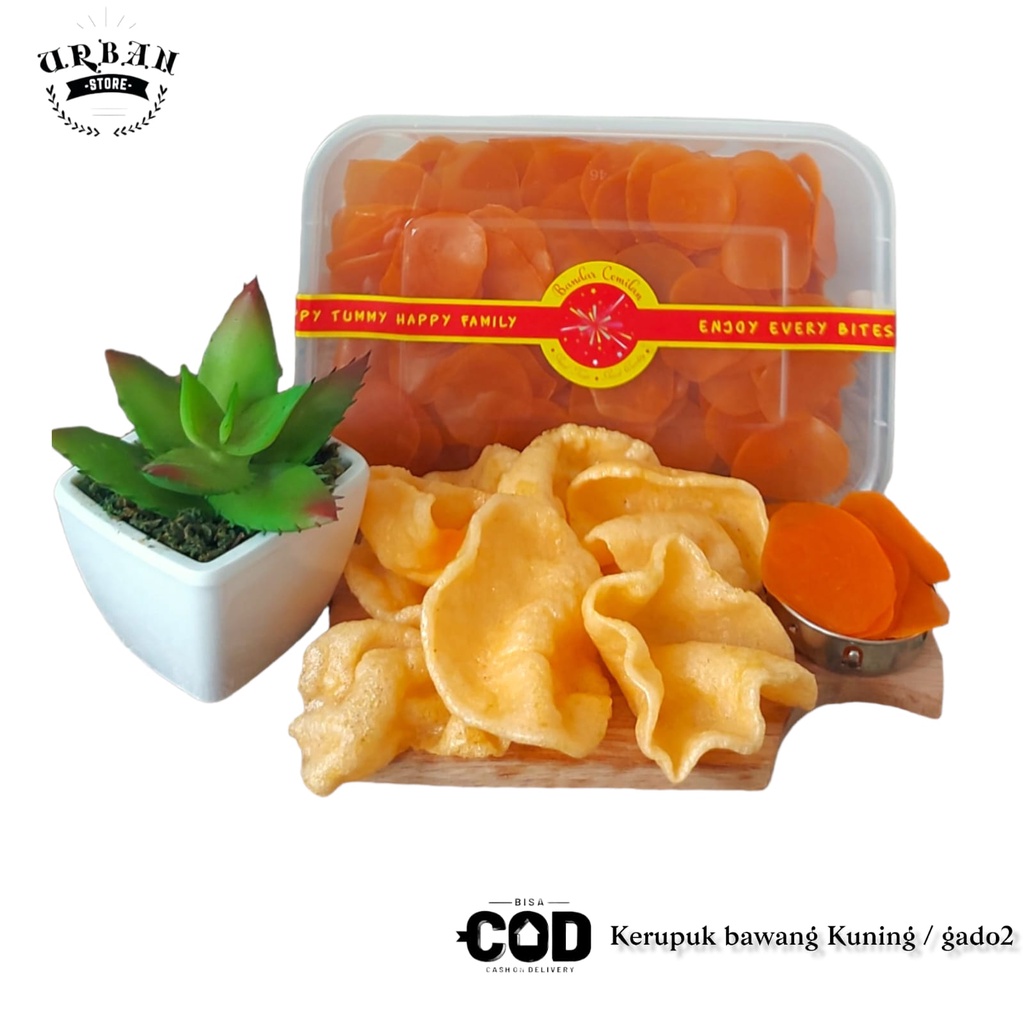 

Kemasan Souvenir - Kerupuk Mentah Krupuk Bawang Kuning Gado-Gado Nasgor / Premium