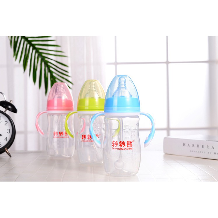 Botol Susu Bayi dan Dot Milk Bottle Nursing Nipple Pacifier Baby Beserta Gagang Pegangan