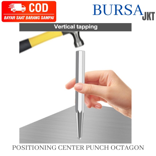 CENTER PUNCH HAMMER DRIP PEMBUAT MARKING TITIK BOR UKURAN BESAR 4.5 INCH