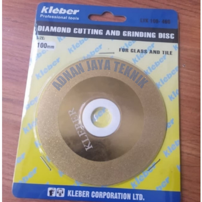 MATA GERINDA POLES KACA 4 INCH KLEBER MATA GERINDA POTONG KACA Mata gurinda Batu gerinda kaca