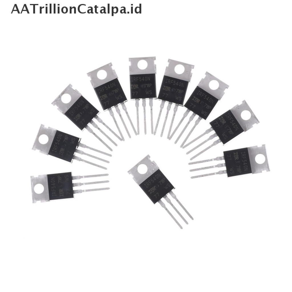 10pcs IRF540N IRF540 TO-220 N-Channel 33A 100V Power Mosfet