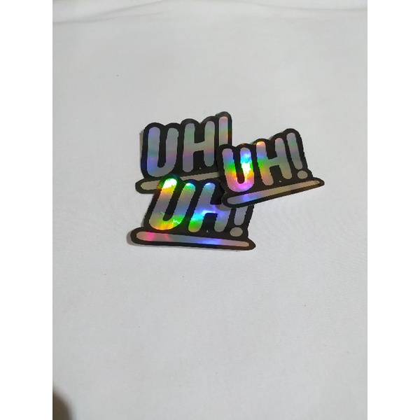

Stiker Sticker Brand Hologram Quantec Uh! Isi 3pcs Premium Anti Air