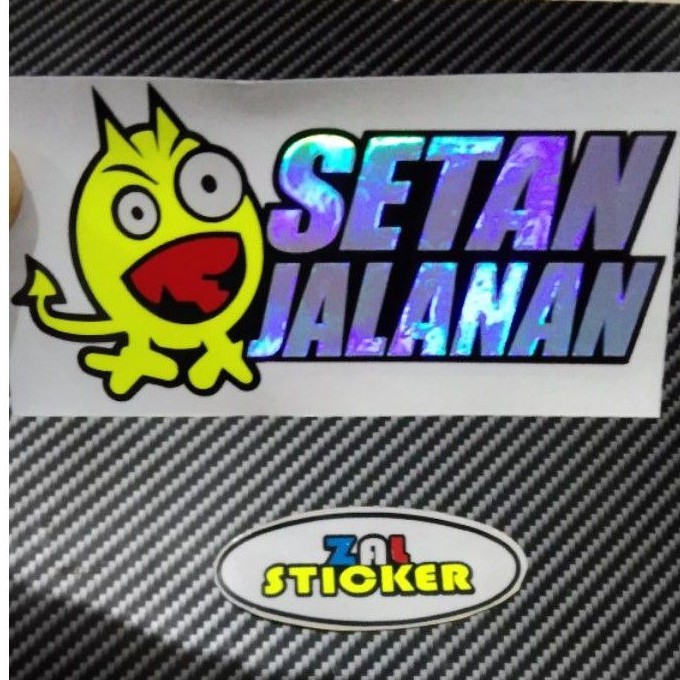 

sticker setan jalanan sticker cutting