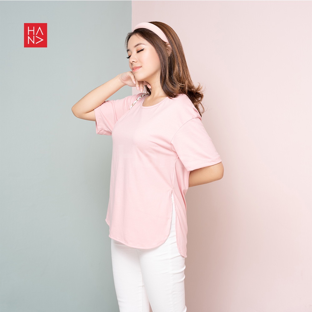 Hana Fashion - Clafita Cotton T-shirt Waniita Atasan Katun Wanita - TS261