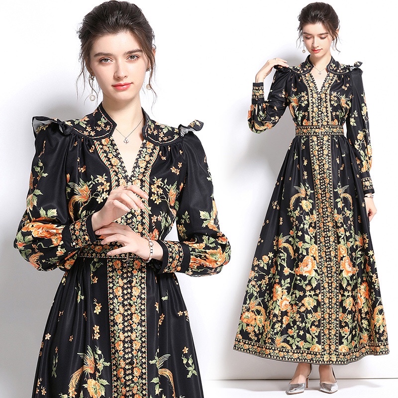 GAMIS DRESS MEWAH IMPORT WANITA ASIA EROPA ARAB DUBAI PERANCIS ORIGINAL BB15