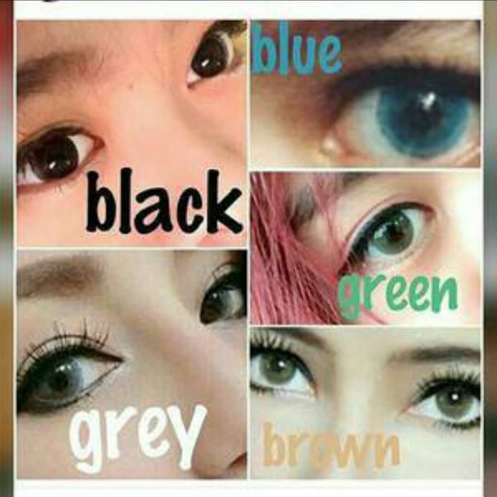 Softlens Newbluk Normal 15Mm Black - Brown - Grey - Blue