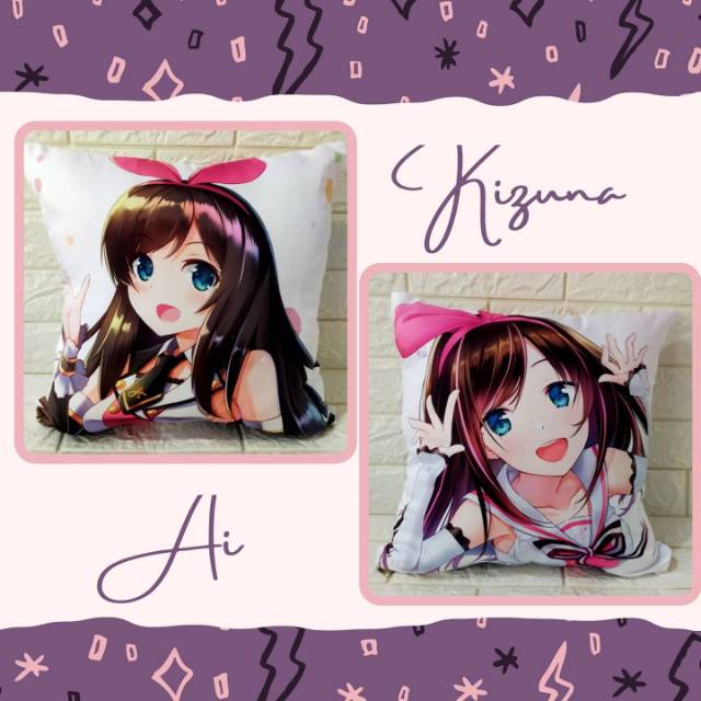 Pillow / bantal anime virtual kizuna ai