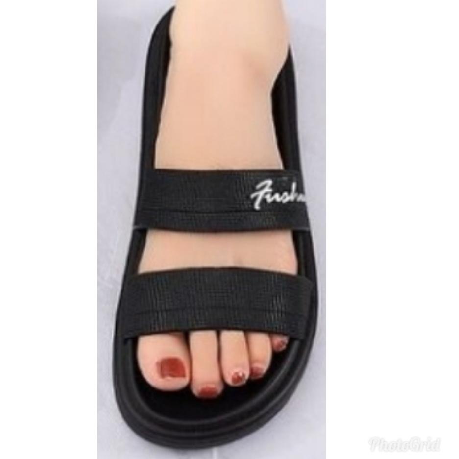 Terbaik SANDAL JELLY / KARET  WANITA BALANCE 840-1B/ SANDAL WANITA SLOP WEDGES  MODEL KEKINIAN SANDA