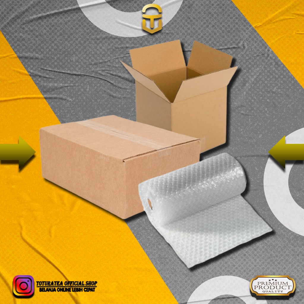

PACKING TAMBAHAN KARDUS + BUBBLE WRAP