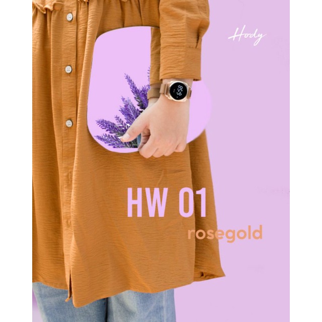 Jam Tangan Layar Sentuh HW 01 / HW01 / Hody Watch