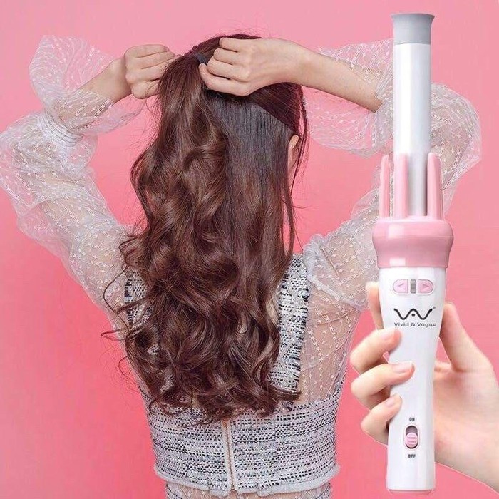 Automatic Magic Hair Curl Catokan Curly Keriting Vivid Vivido Vogue