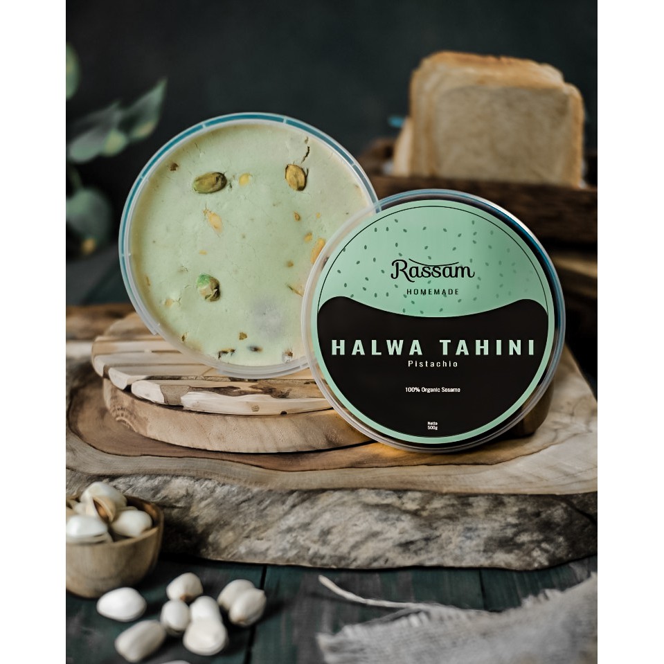 

Halwa tahini - Pistachio (Halva Tahiniah)