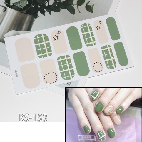 14Pcs/Stiker Kuku Murah / Nail Art Sticker / Nail Art Stiker / Nail Art &amp; Sticker KS Series V2