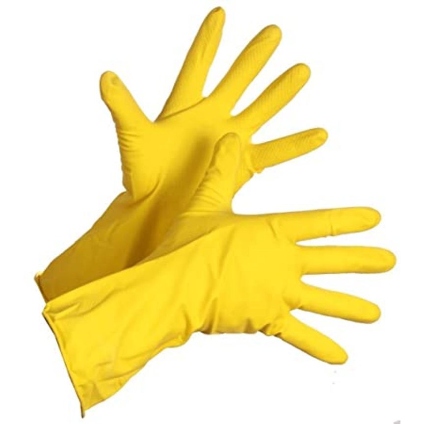 Sarung Tangan Karet Latex kuning panjang 12&quot; ,14&quot; 16&quot; stok ready