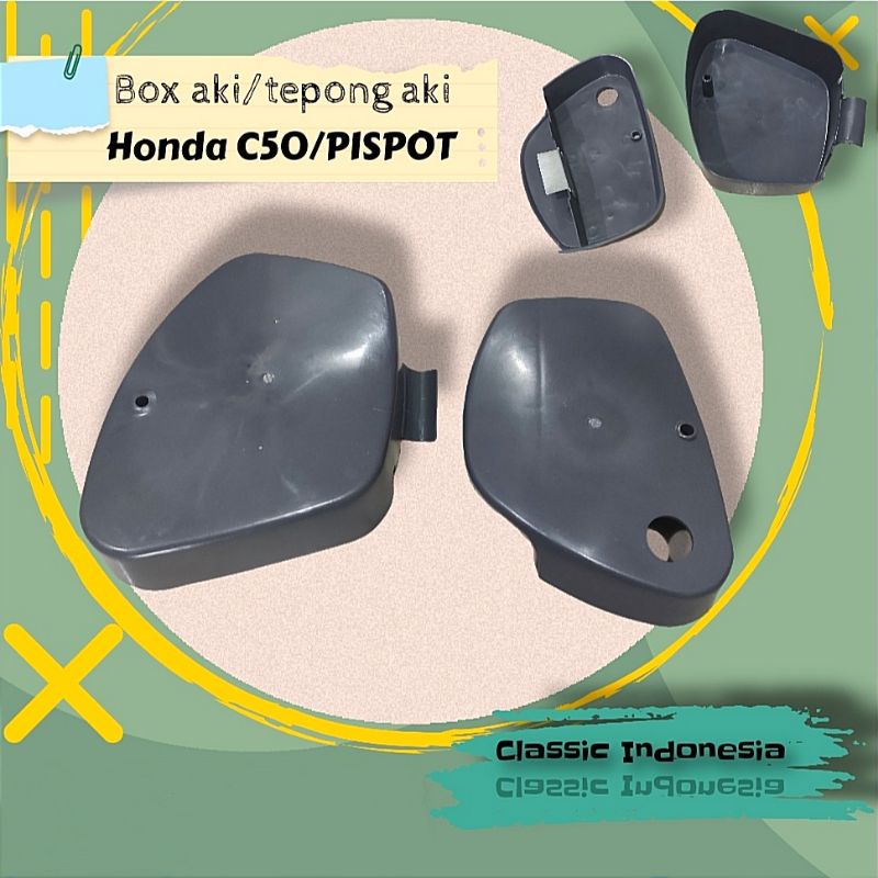 Box aki cover aki honda c50 pispot tepong aki c50