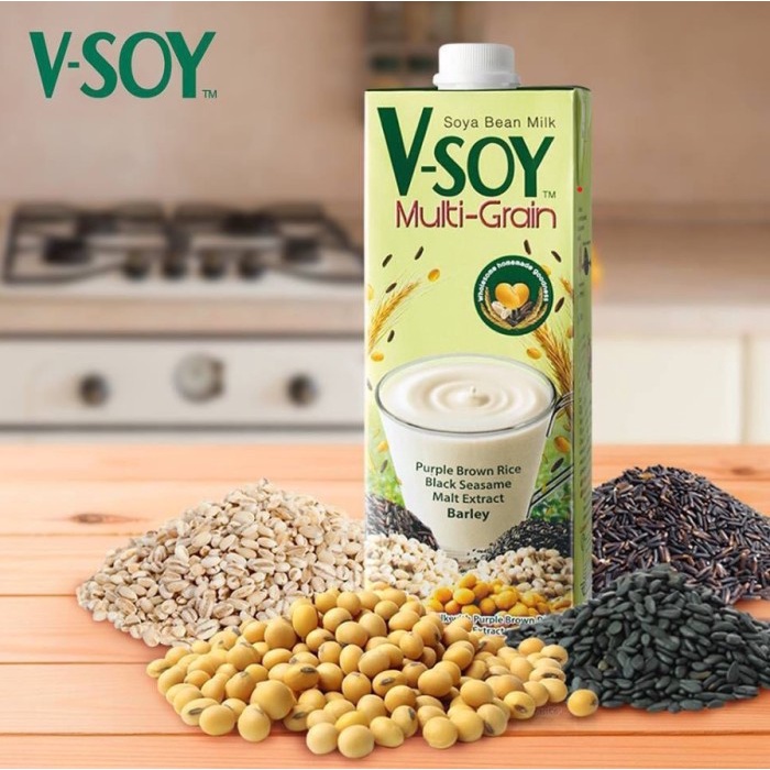 

fe20111 Vsoy Multigrain 1Liter - Vsoy Soya Susu Kedelai Multigrain 1Liter Uht Xa201As
