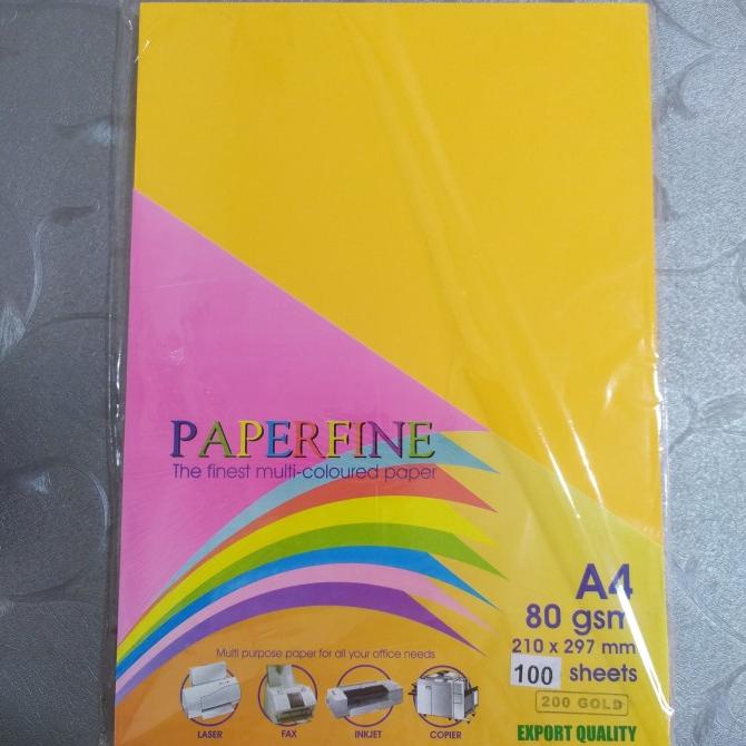 

^^^^^] Kertas Paperfine A4 500 Sheet 80 Gram - Kertas HVS Warna (I)