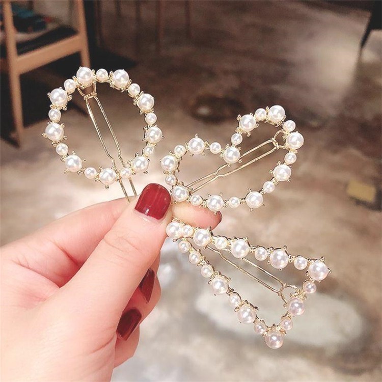 OVERFLOWS.ID AKSESORIS WANITA MURAH JEPIT RAMBUT HAIRPIN MUTIARA JEPIT IMPORT BAHAN ALLOY