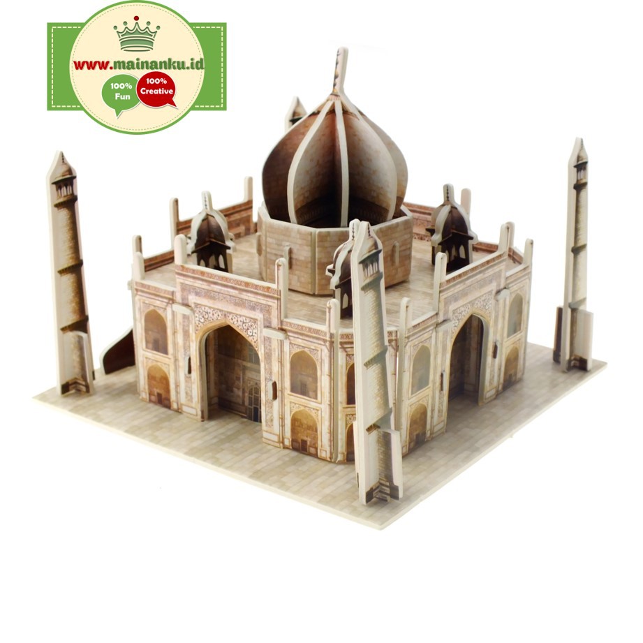 Mini Puzzle 3D | TAJ MAHAL | Puzzle 3 Dimensi Castle - 1690-14