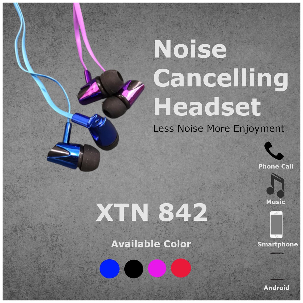 Headset earphone handsfree fashion universal new bass XTN 842