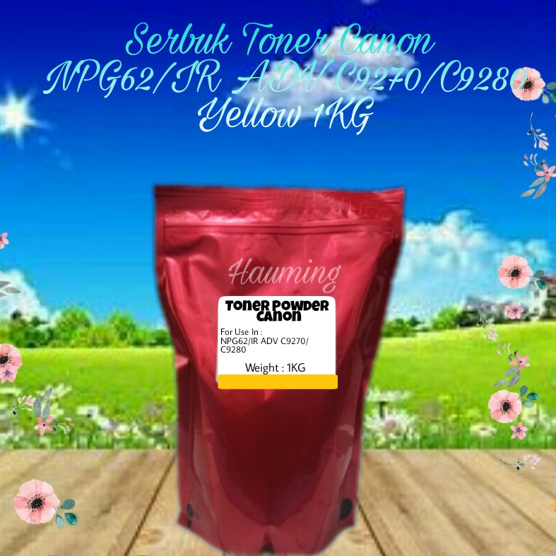 Serbuk Toner Canon Advance NPG62 IR ADV C9270 C9280 IRC 9270 9280 IRC9270 IRC9280 Yellow 1kg