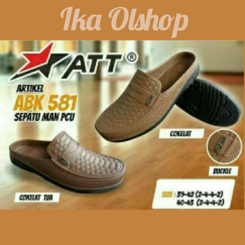 Sepatu Karet Pria Selop ATT AB 550, AB 581