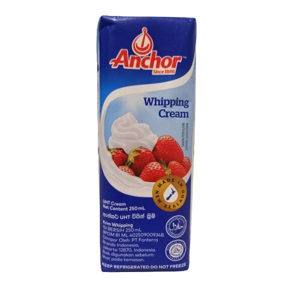 

Anchor Dairy Whipping Cream 250ml