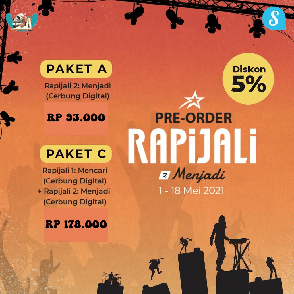 Ready BOXSET Preorder Rapijali 3 - kembali karya Dee Lestari-3
