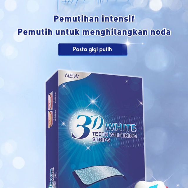 Stiker Pemutih Gigi 3D Isi 14pcs