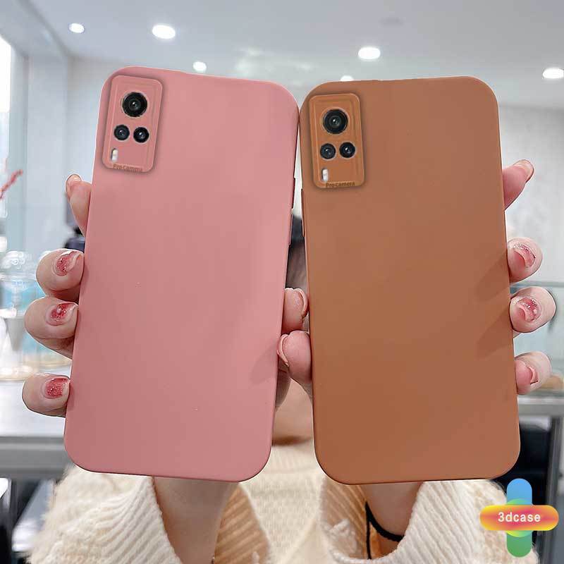 Casing Samsung A12 A32 A52 A51 A03S A10S A50 A20S J7 Prime A02S A20 A72 A50S A10 A30S A52S A30 M12 M10 M01S A54 A15 A16 A9 A5 Y12 Y20 A12 Plain Color Chocolate Angel Eyes Phone Case