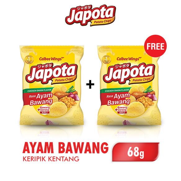 

Buy1Get1 Japota Keripik Kentang Ayam Bawang 68 gr