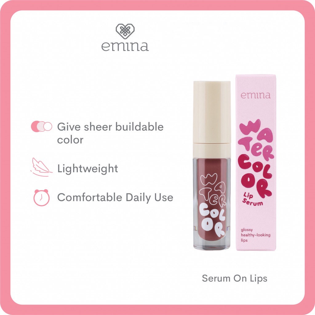 EMINA Watercolor Lip Serum 2gr