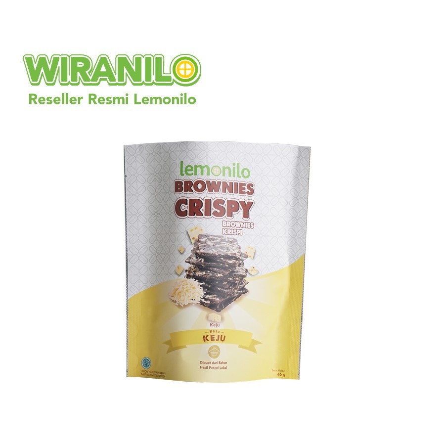 

Khas LEMONILO BROWNIES CRISPY RASA KEJU | CEMILAN DIET SEHAT - cheese - cis