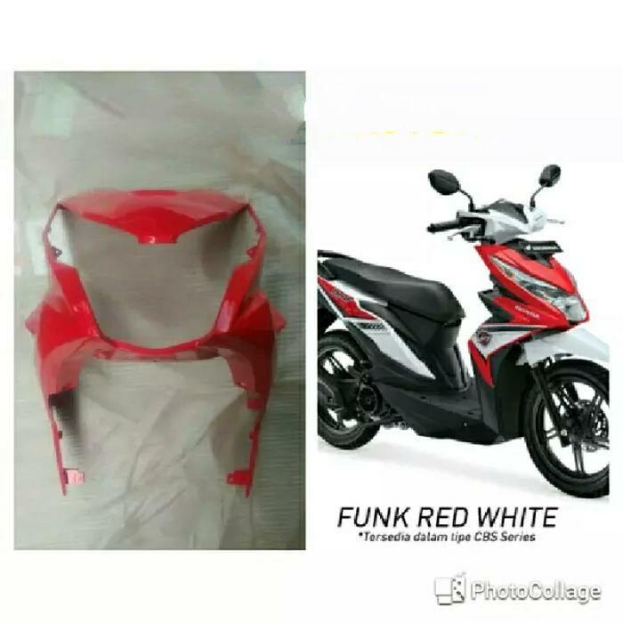Tameng Depan Beat Fi ESP New 2016 2018 Ori Warna Merah