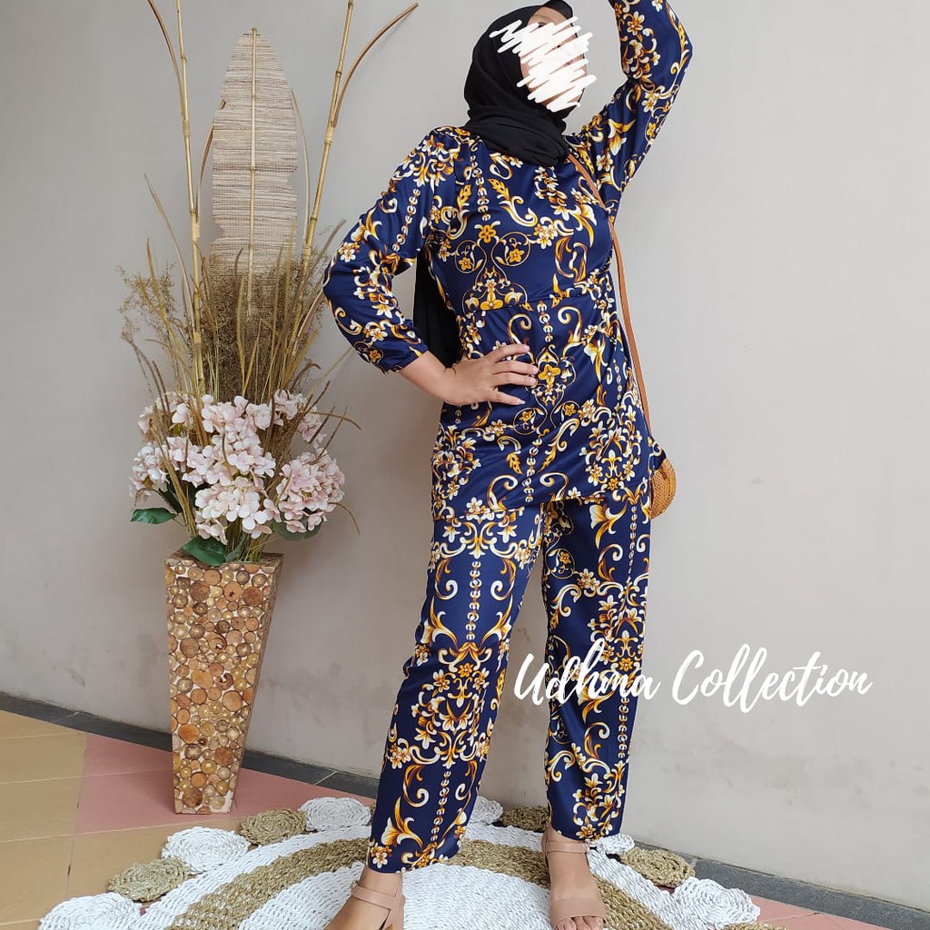 SETELAN MOTIF SULTAN / ONE SET SULTAN BAHAN HYGET