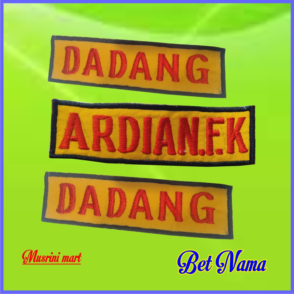 BET NAMA UNTUK SERAGAM BANSER DORENG ATAU BET NAMA JAKET BANSER
