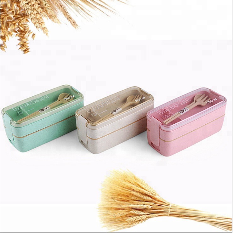 Kotak Makan Transparent Bento Box 750ml &amp; 900ml / Tempat Makan Lunch Box BPA Free